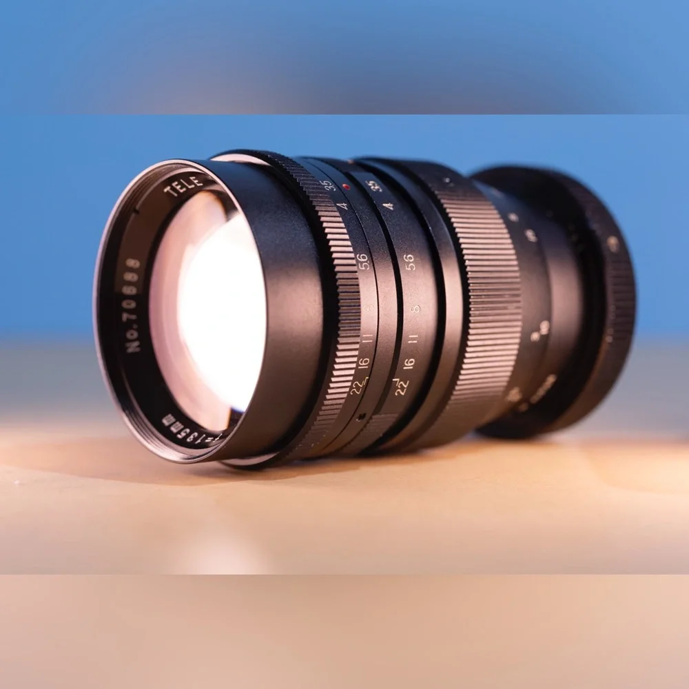 Vintage Tele Vivitar 135mm f/3.5 Manual Focus Lens